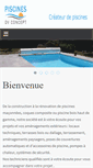 Mobile Screenshot of piscines-dv-concept.com